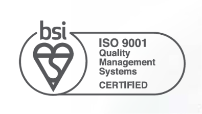 BSI ISO 9001 Quality Management Systems certified