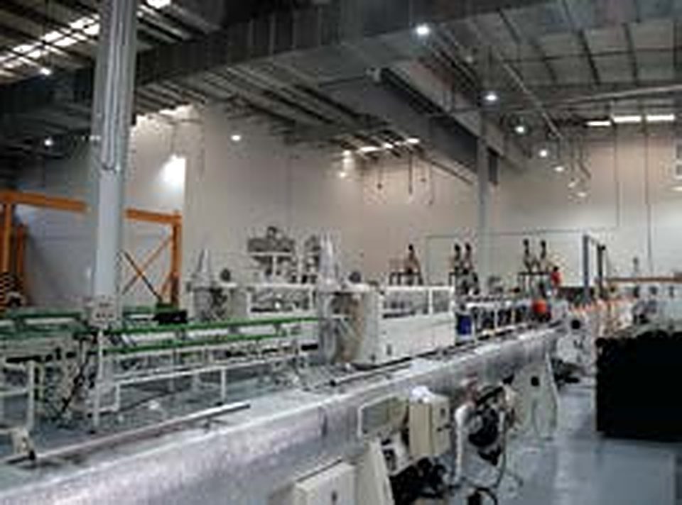 PVC-U conduit extrusion hall at the KEZAD plant